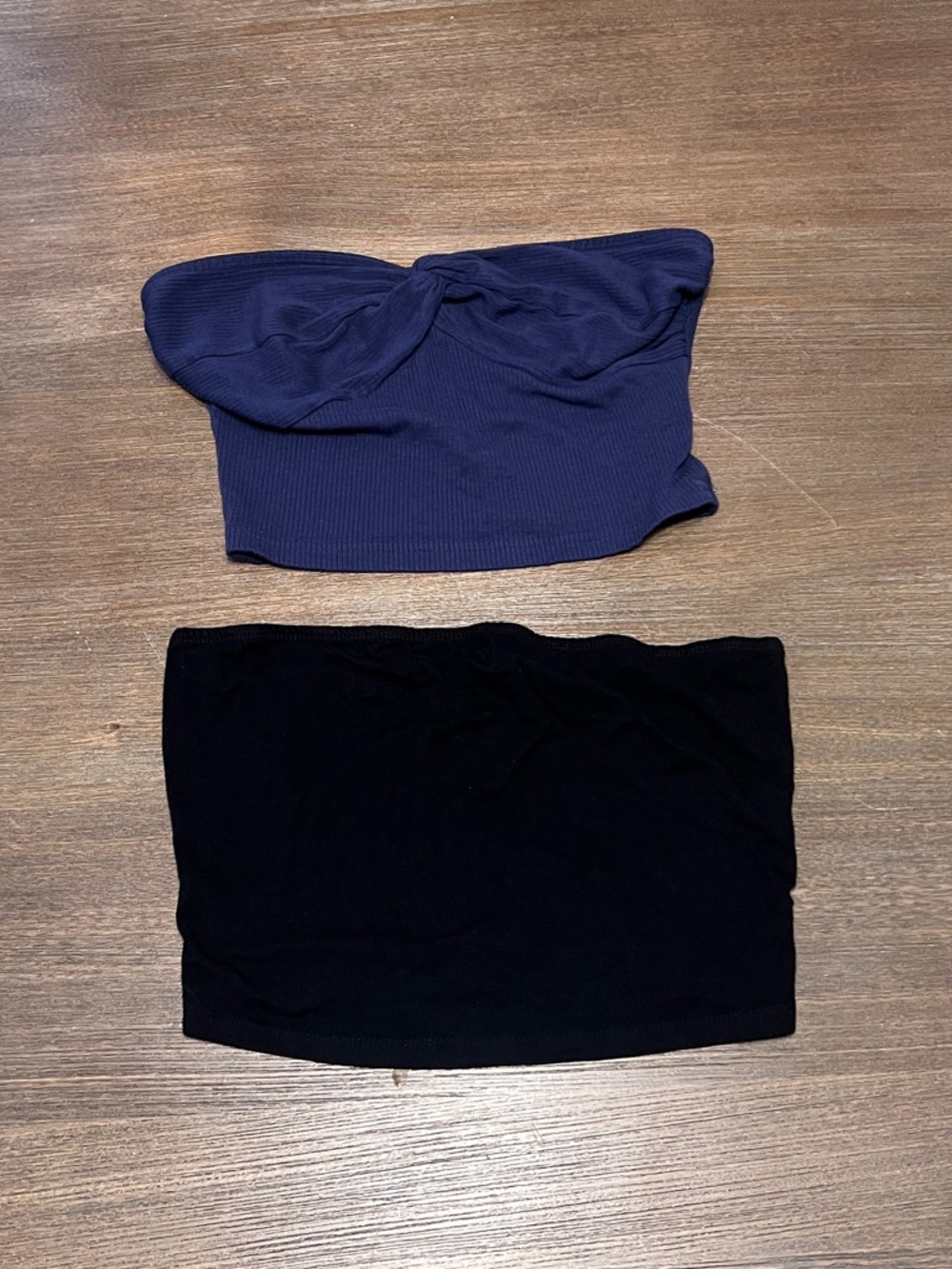 Two Cropped Tube Tops